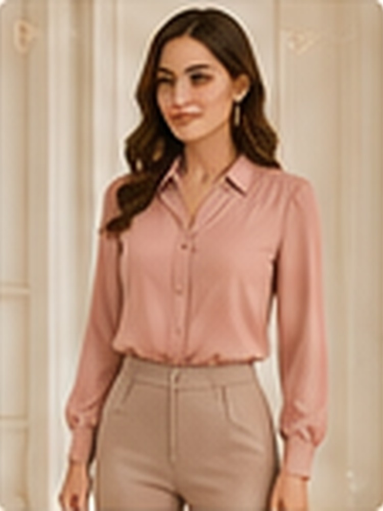 Blusa Rosa Elegante
